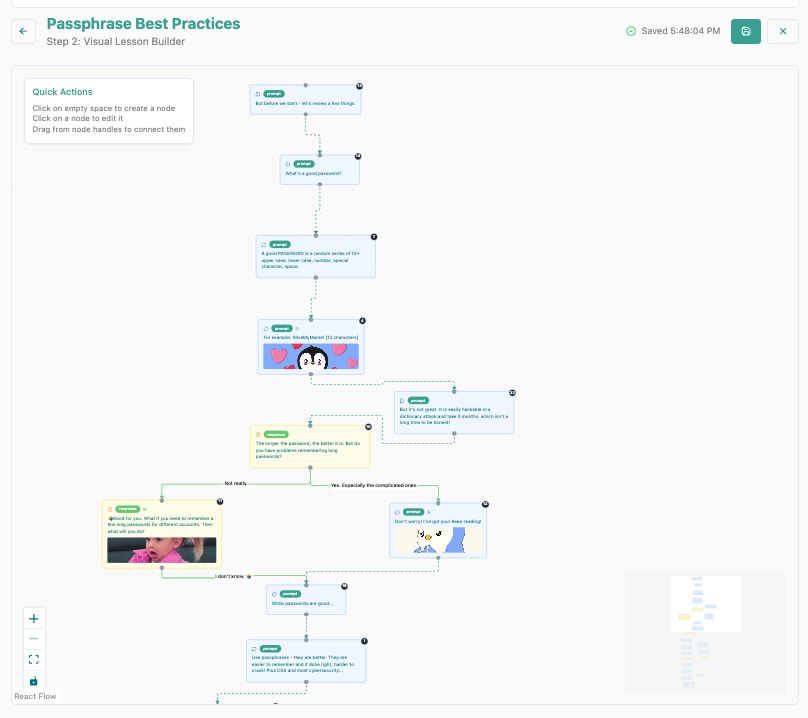 Visual Lesson Builder Visual Lesson Builder